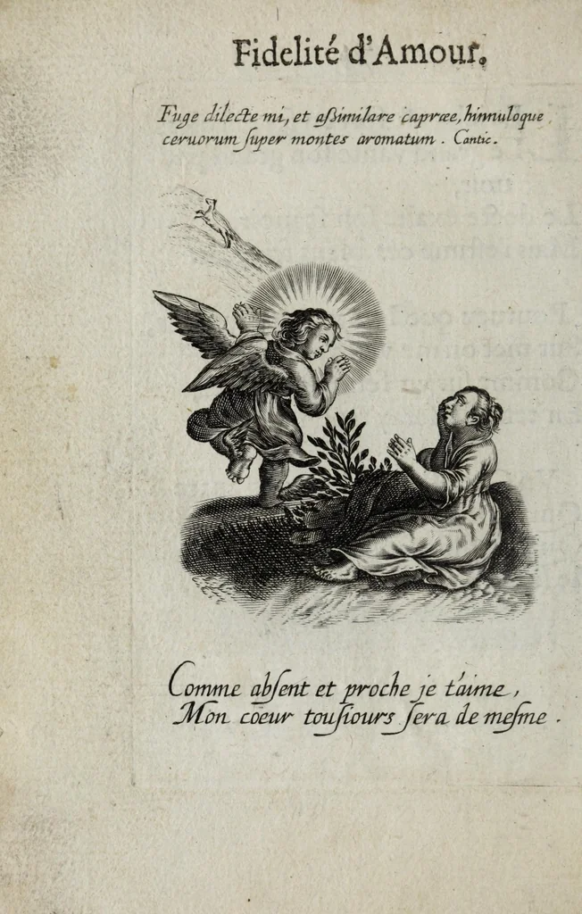 An illustration from Les emblemes d'amour diuin et humain ensemble, 1631, leaf 144