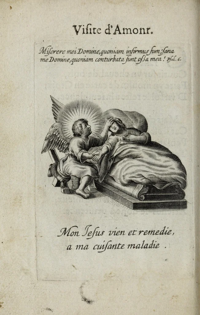 An illustration from Les emblemes d'amour diuin et humain ensemble, 1631, leaf 148