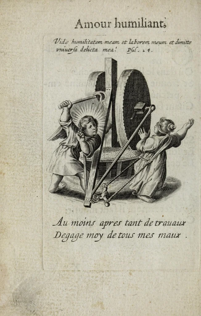An illustration from Les emblemes d'amour diuin et humain ensemble, 1631, leaf 150