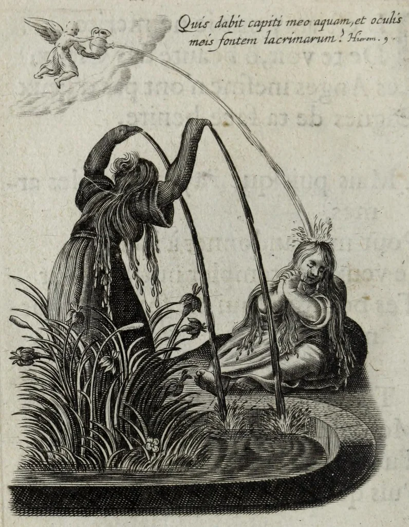 An illustration from Les emblemes d'amour diuin et humain ensemble, 1631, leaf 158