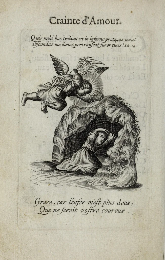 An illustration from Les emblemes d'amour diuin et humain ensemble, 1631, leaf 166