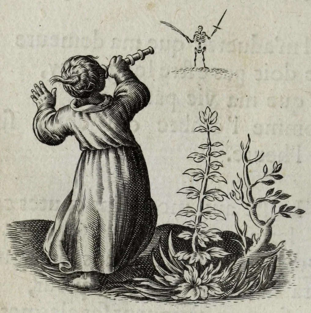 An illustration from Les emblemes d'amour diuin et humain ensemble, 1631, leaf 170