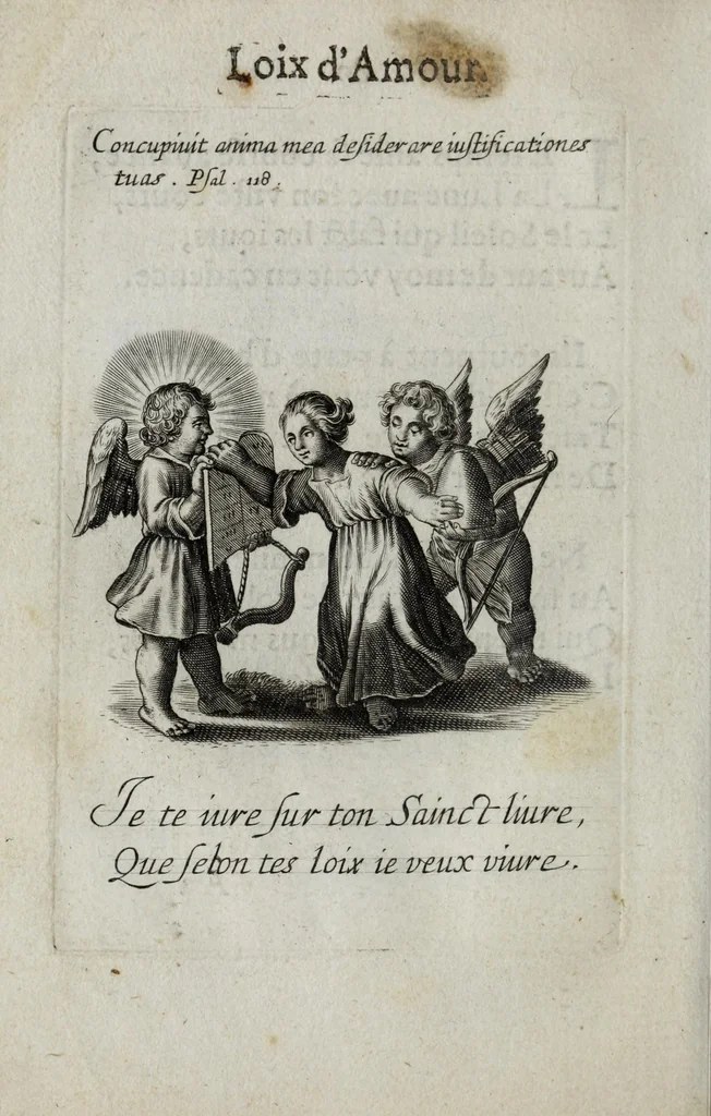 An illustration from Les emblemes d'amour diuin et humain ensemble, 1631, leaf 174