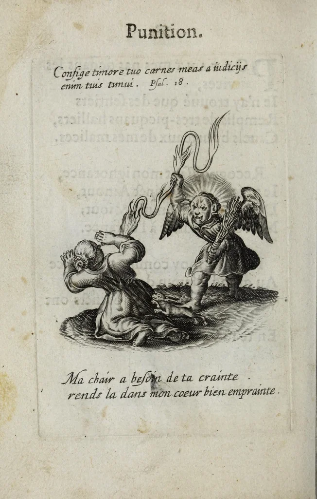 An illustration from Les emblemes d'amour diuin et humain ensemble, 1631, leaf 180