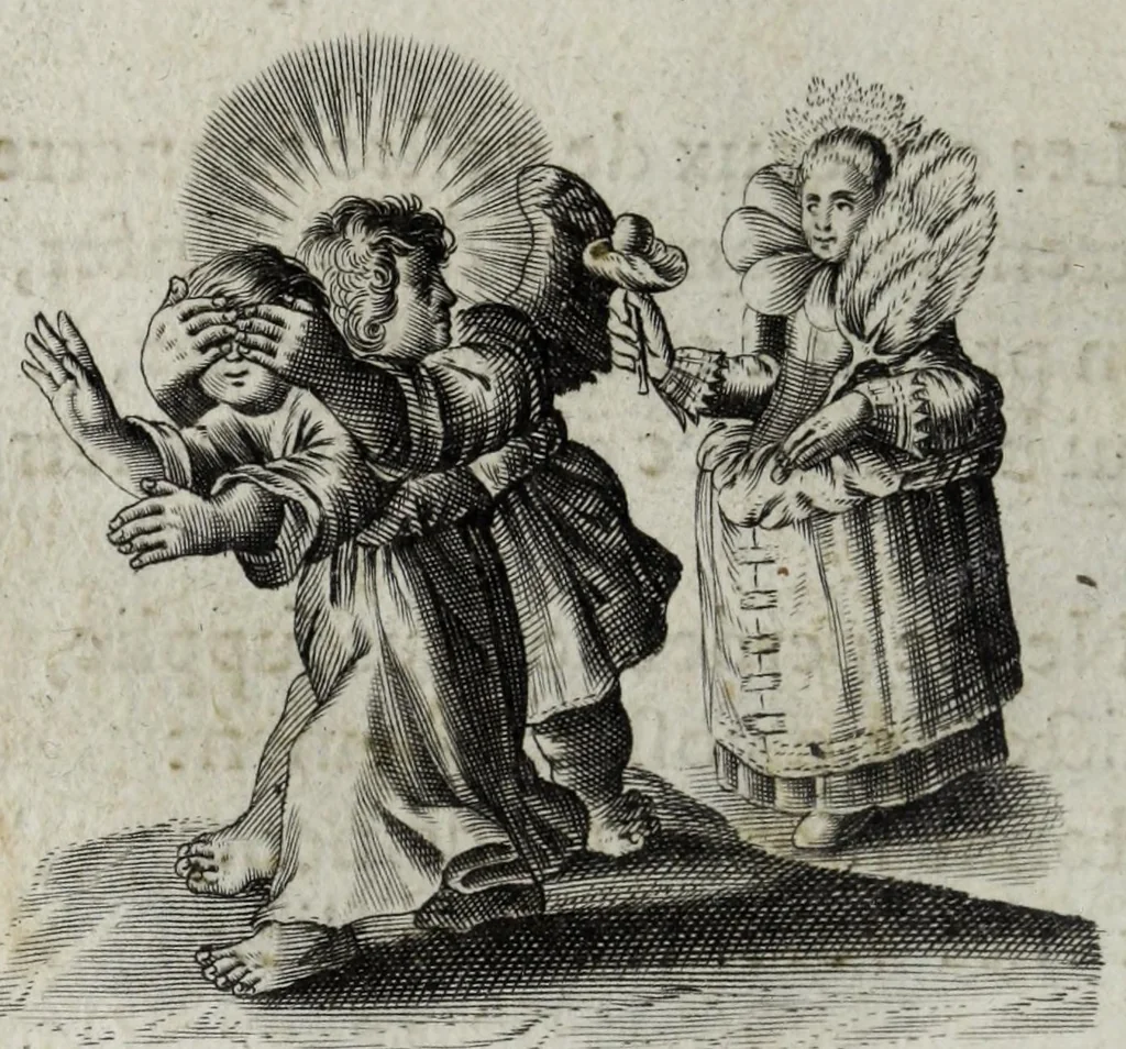 An illustration from Les emblemes d'amour diuin et humain ensemble, 1631, leaf 182