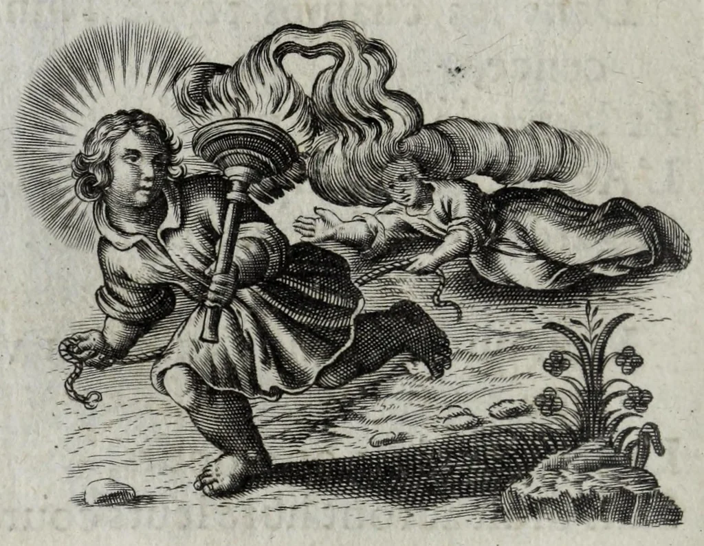 An illustration from Les emblemes d'amour diuin et humain ensemble, 1631, leaf 188