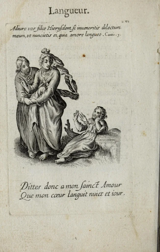 An illustration from Les emblemes d'amour diuin et humain ensemble, 1631, leaf 202
