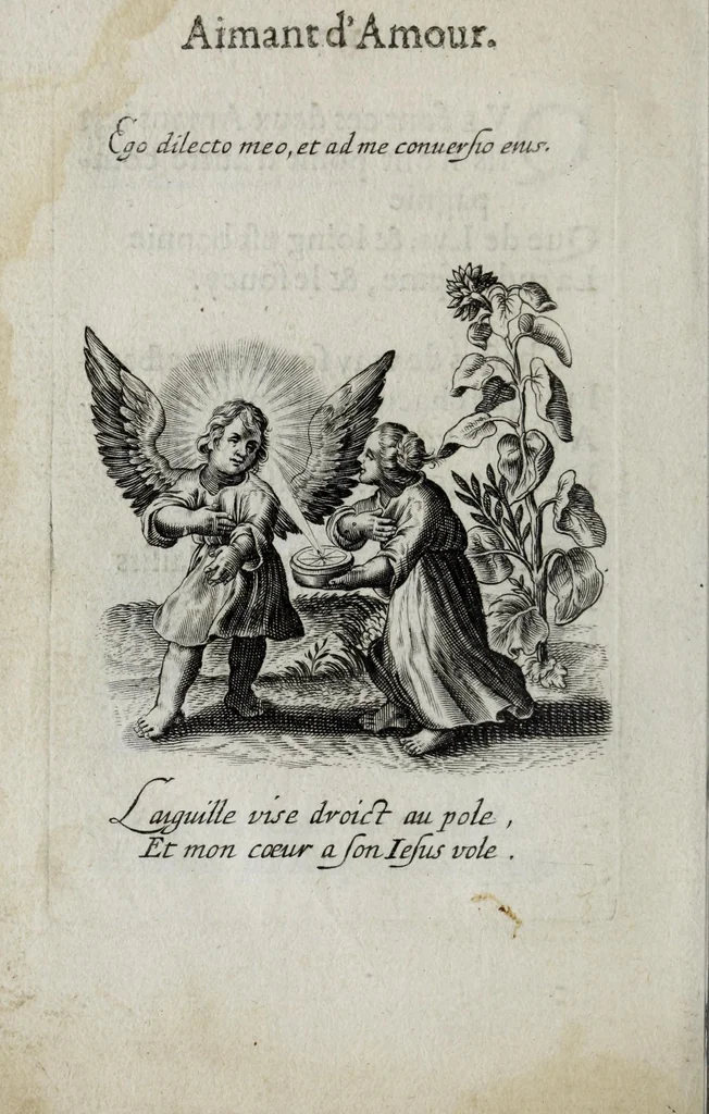 An illustration from Les emblemes d'amour diuin et humain ensemble, 1631, leaf 208