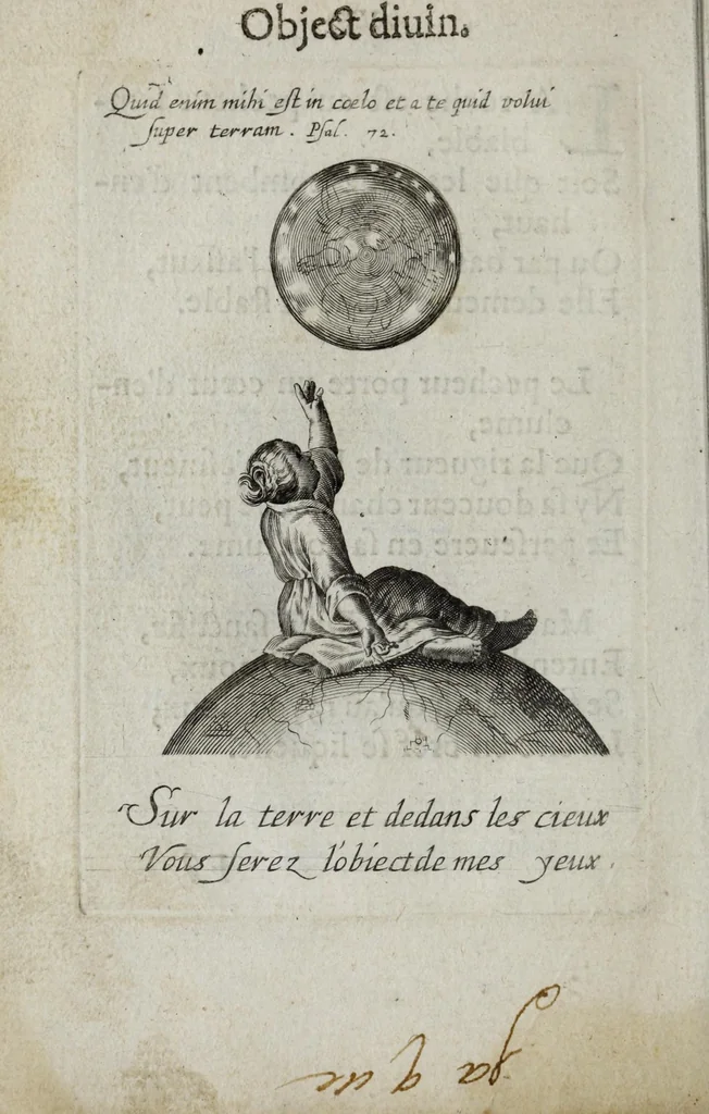An illustration from Les emblemes d'amour diuin et humain ensemble, 1631, leaf 212