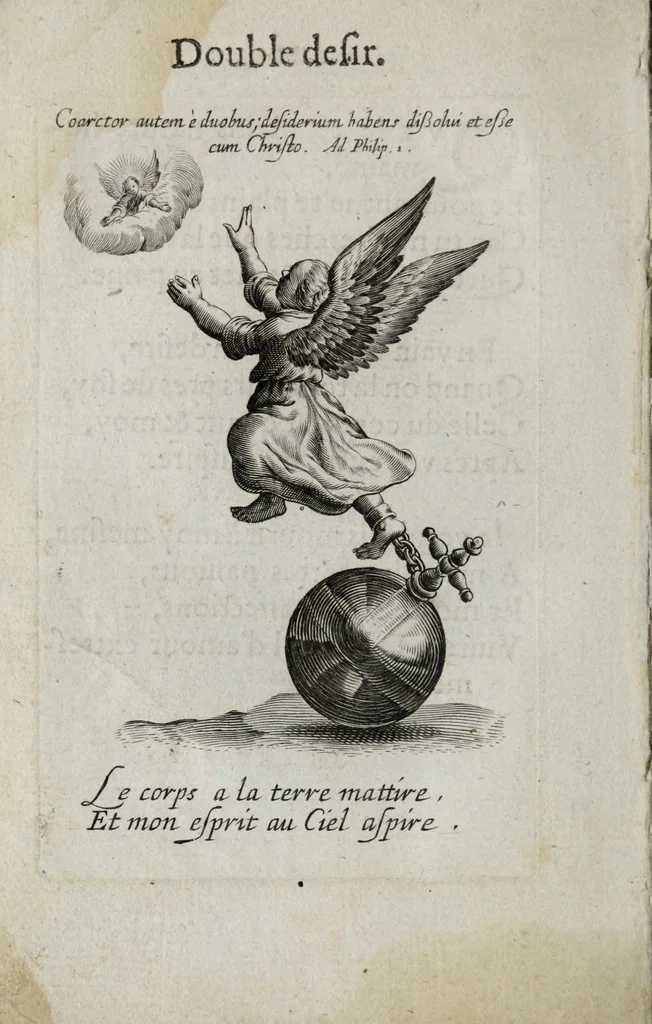 An illustration from Les emblemes d'amour diuin et humain ensemble, 1631, leaf 218