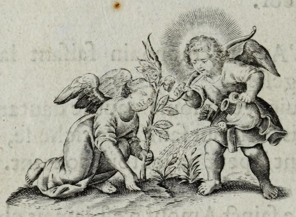 An illustration from Les emblemes d'amour diuin et humain ensemble, 1631, leaf 40