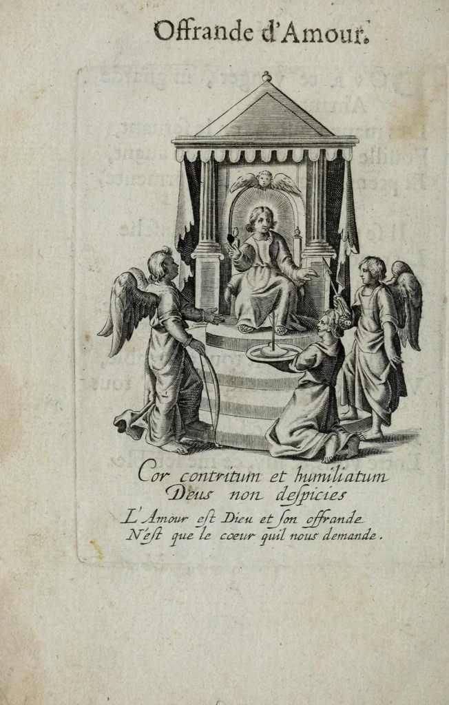 An illustration from Les emblemes d'amour diuin et humain ensemble, 1631, leaf 86