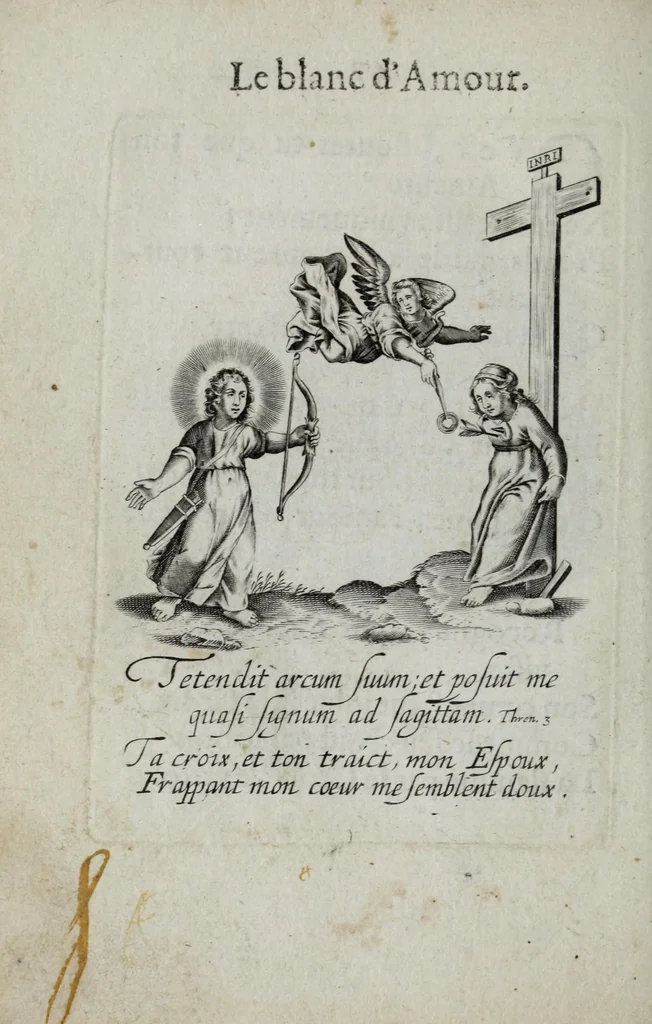 An illustration from Les emblemes d'amour diuin et humain ensemble, 1631, leaf 98