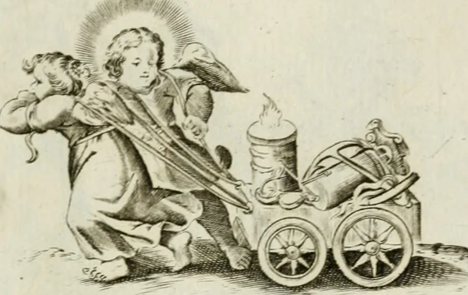 An illustration from Les Emblemes d'amovr divin et hvmain ensemble. Expliquez par des vers françois, 1600, leaf 106