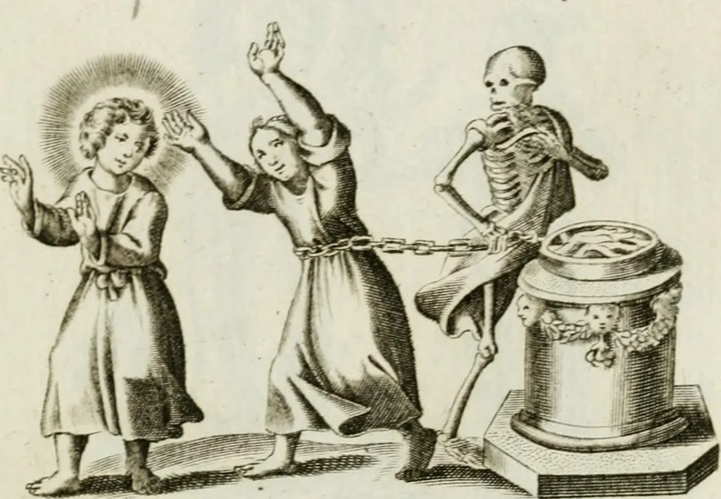 An illustration from Les Emblemes d'amovr divin et hvmain ensemble. Expliquez par des vers françois, 1600, leaf 108