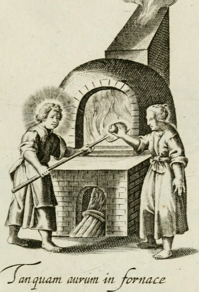 An illustration from Les Emblemes d'amovr divin et hvmain ensemble. Expliquez par des vers françois, 1600, leaf 112