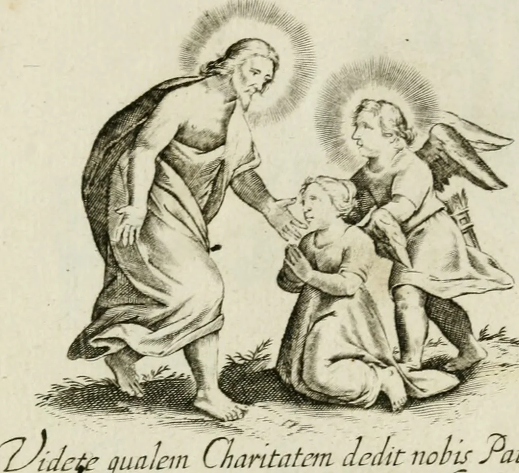 An illustration from Les Emblemes d'amovr divin et hvmain ensemble. Expliquez par des vers françois, 1600, leaf 12