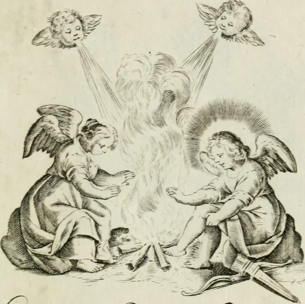 An illustration from Les Emblemes d'amovr divin et hvmain ensemble. Expliquez par des vers françois, 1600, leaf 126