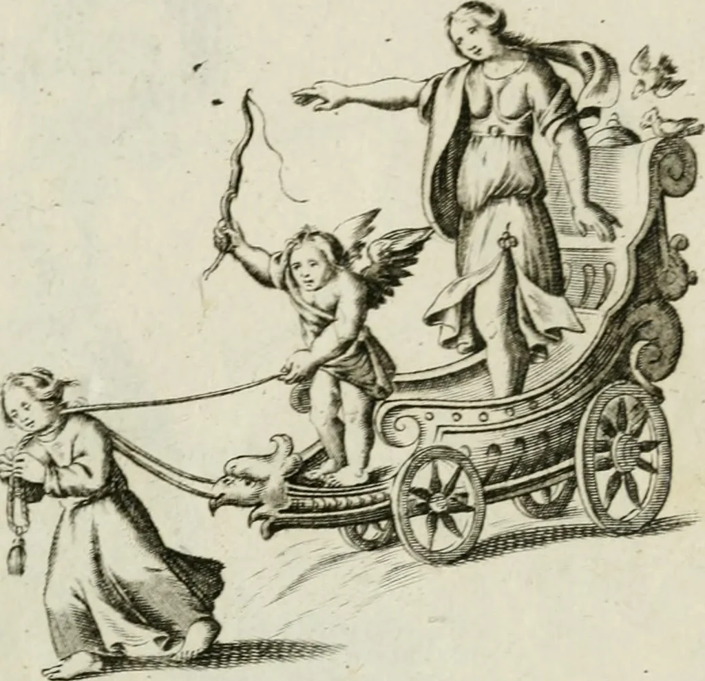 An illustration from Les Emblemes d'amovr divin et hvmain ensemble. Expliquez par des vers françois, 1600, leaf 14