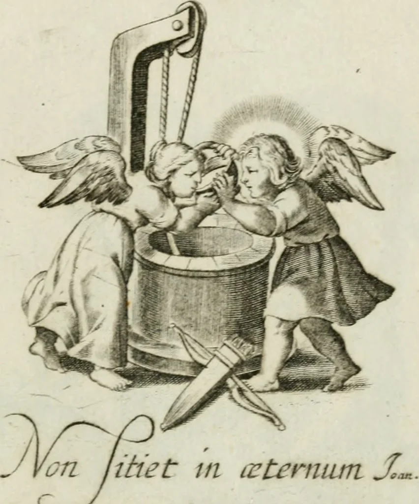 An illustration from Les Emblemes d'amovr divin et hvmain ensemble. Expliquez par des vers françois, 1600, leaf 144