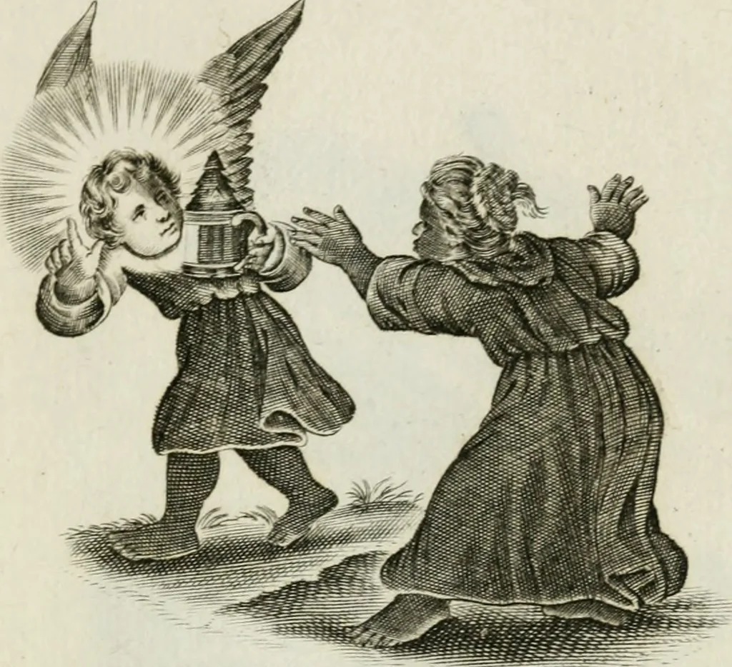 An illustration from Les Emblemes d'amovr divin et hvmain ensemble. Expliquez par des vers françois, 1600, leaf 150