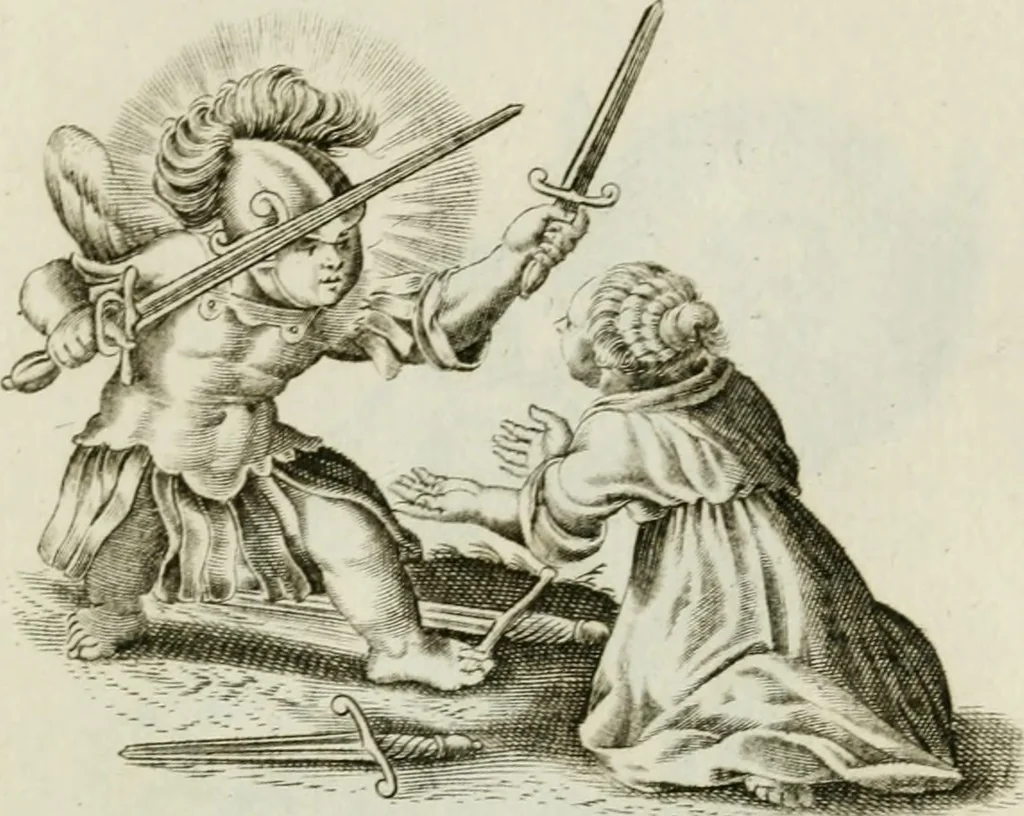An illustration from Les Emblemes d'amovr divin et hvmain ensemble. Expliquez par des vers françois, 1600, leaf 164