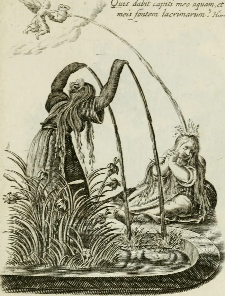 An illustration from Les Emblemes d'amovr divin et hvmain ensemble. Expliquez par des vers françois, 1600, leaf 168