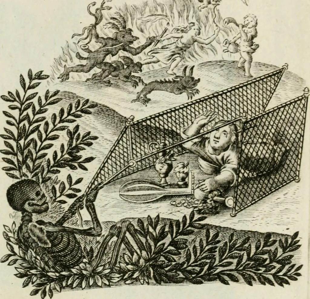 An illustration from Les Emblemes d'amovr divin et hvmain ensemble. Expliquez par des vers françois, 1600, leaf 170