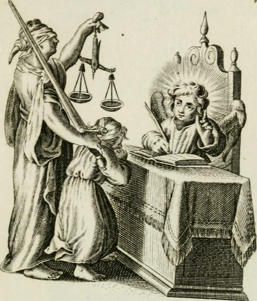 An illustration from Les Emblemes d'amovr divin et hvmain ensemble. Expliquez par des vers françois, 1600, leaf 172