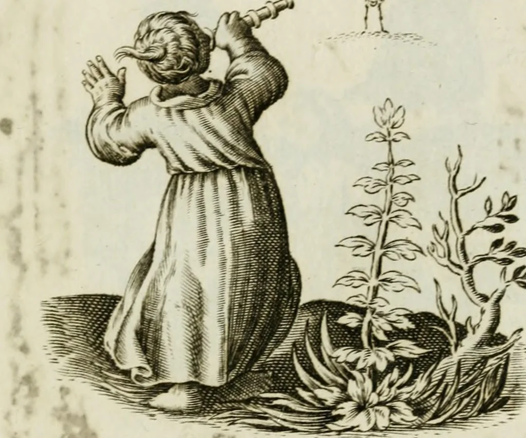 An illustration from Les Emblemes d'amovr divin et hvmain ensemble. Expliquez par des vers françois, 1600, leaf 180