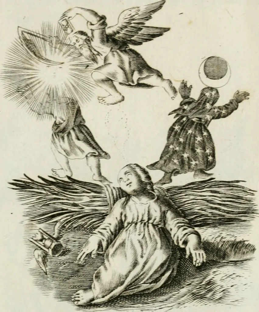 An illustration from Les Emblemes d'amovr divin et hvmain ensemble. Expliquez par des vers françois, 1600, leaf 182
