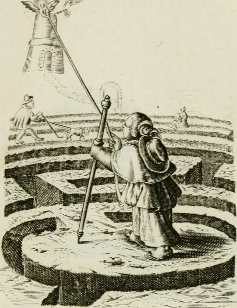 An illustration from Les Emblemes d'amovr divin et hvmain ensemble. Expliquez par des vers françois, 1600, leaf 186