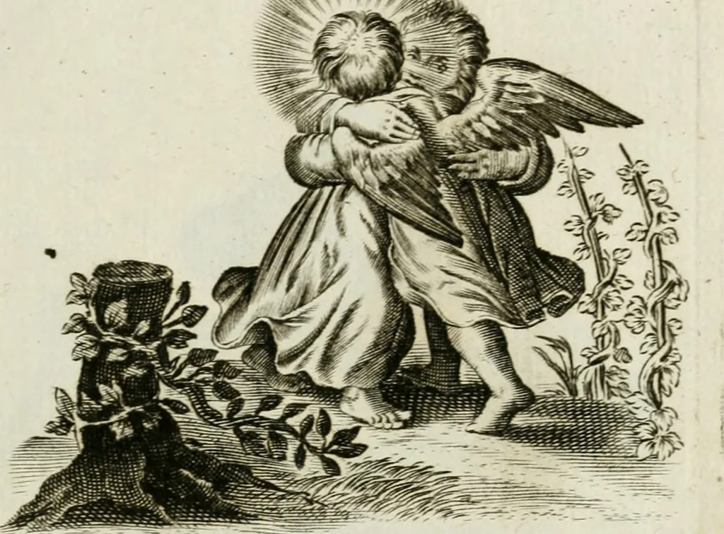 An illustration from Les Emblemes d'amovr divin et hvmain ensemble. Expliquez par des vers françois, 1600, leaf 206