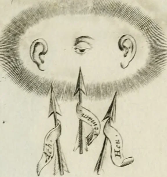 An illustration from Les Emblemes d'amovr divin et hvmain ensemble. Expliquez par des vers françois, 1600, leaf 208