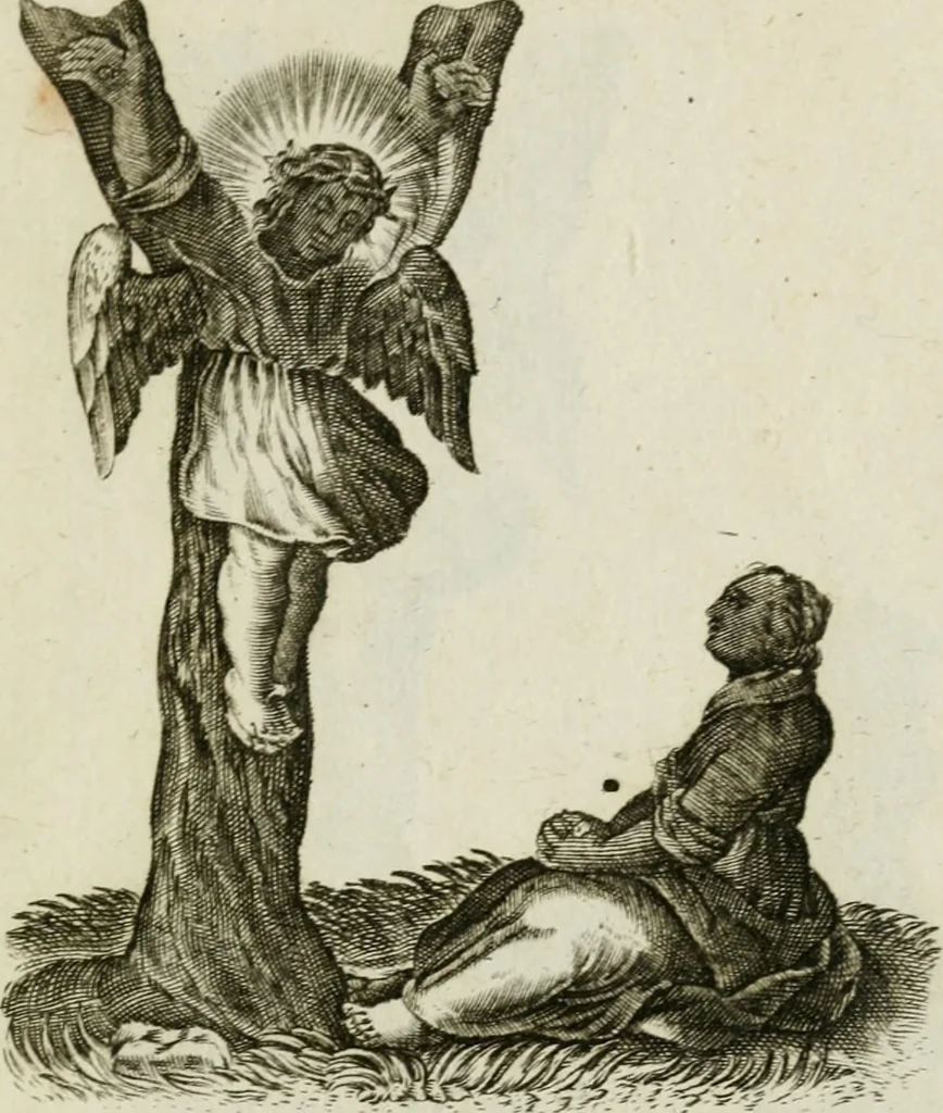 An illustration from Les Emblemes d'amovr divin et hvmain ensemble. Expliquez par des vers françois, 1600, leaf 210
