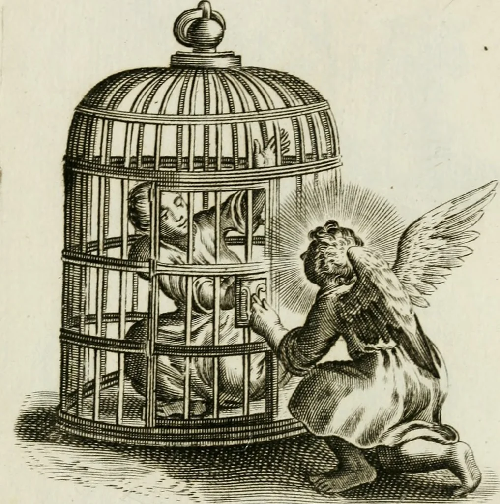 An illustration from Les Emblemes d'amovr divin et hvmain ensemble. Expliquez par des vers françois, 1600, leaf 234