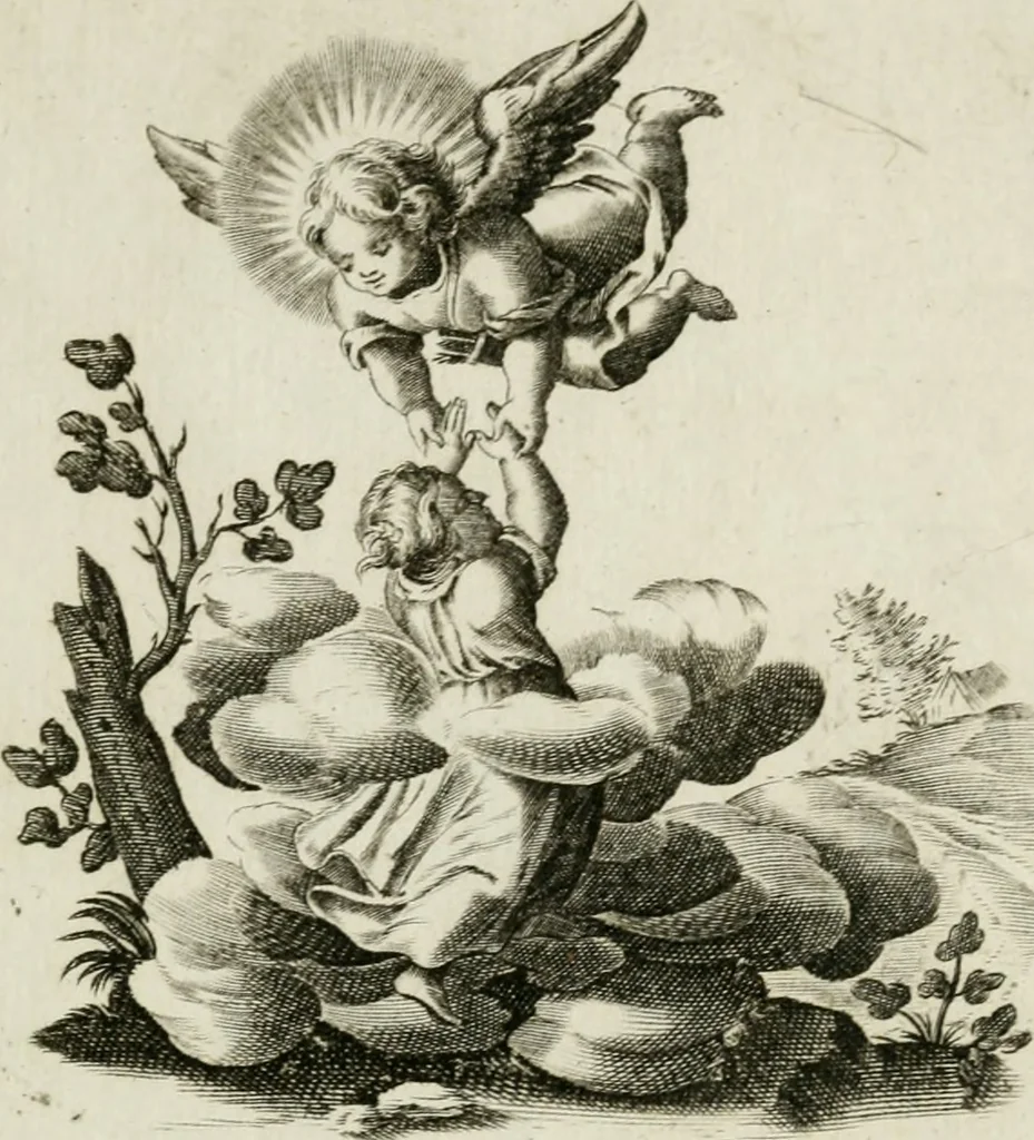 An illustration from Les Emblemes d'amovr divin et hvmain ensemble. Expliquez par des vers françois, 1600, leaf 244