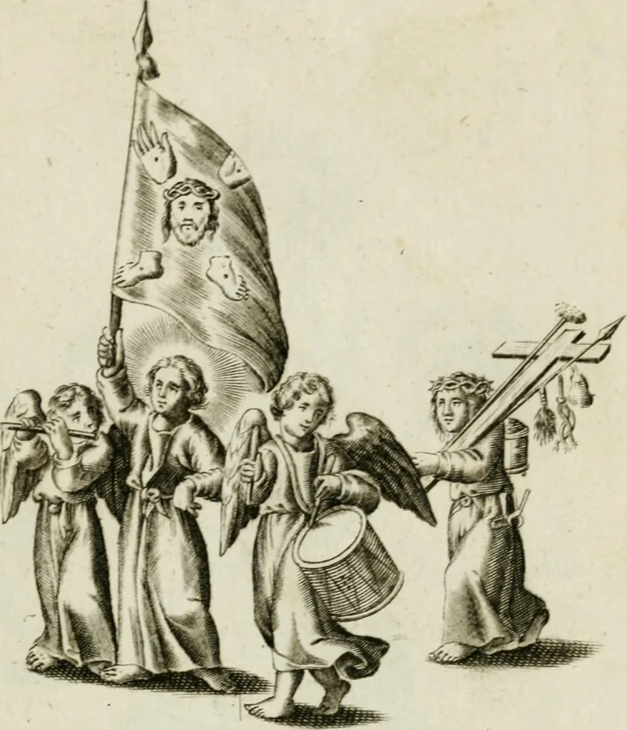 An illustration from Les Emblemes d'amovr divin et hvmain ensemble. Expliquez par des vers françois, 1600, leaf 28