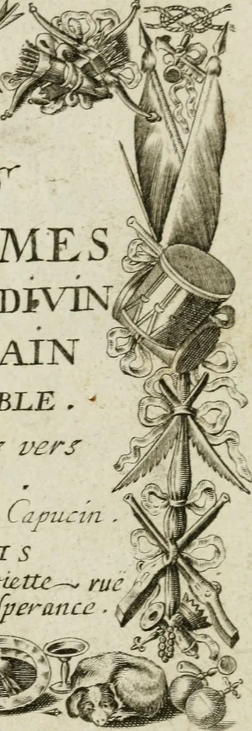 An illustration from Les Emblemes d'amovr divin et hvmain ensemble. Expliquez par des vers françois, 1600, leaf 4