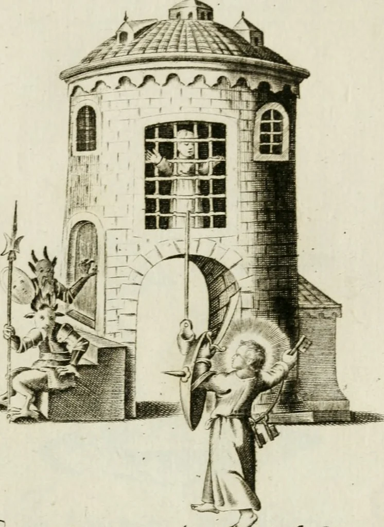 An illustration from Les Emblemes d'amovr divin et hvmain ensemble. Expliquez par des vers françois, 1600, leaf 44