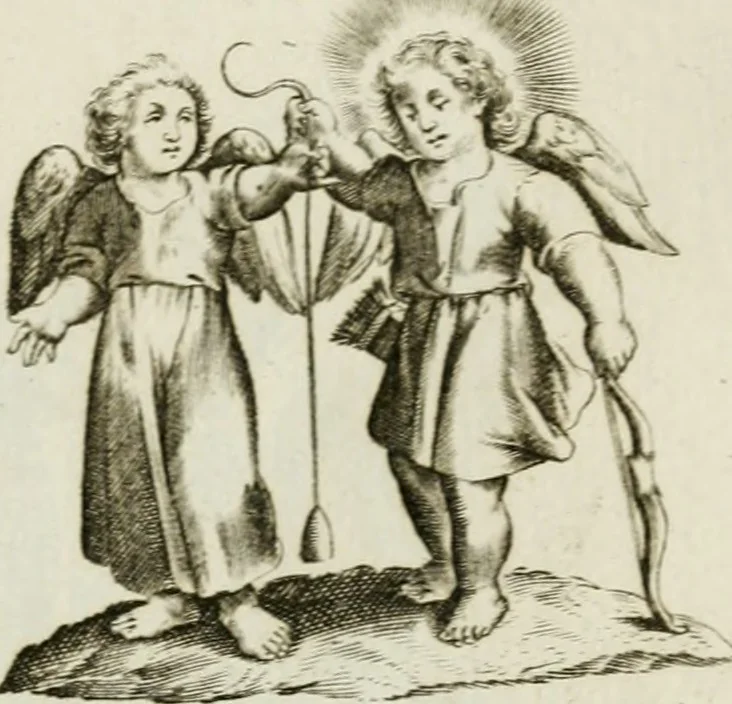 An illustration from Les Emblemes d'amovr divin et hvmain ensemble. Expliquez par des vers françois, 1600, leaf 50