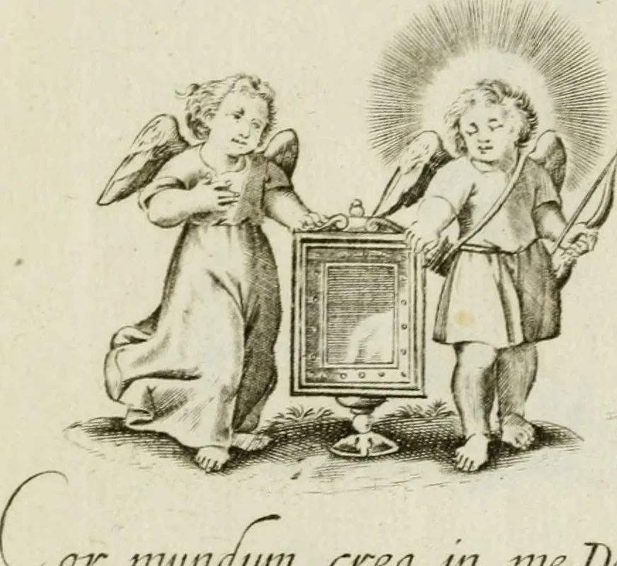 An illustration from Les Emblemes d'amovr divin et hvmain ensemble. Expliquez par des vers françois, 1600, leaf 52