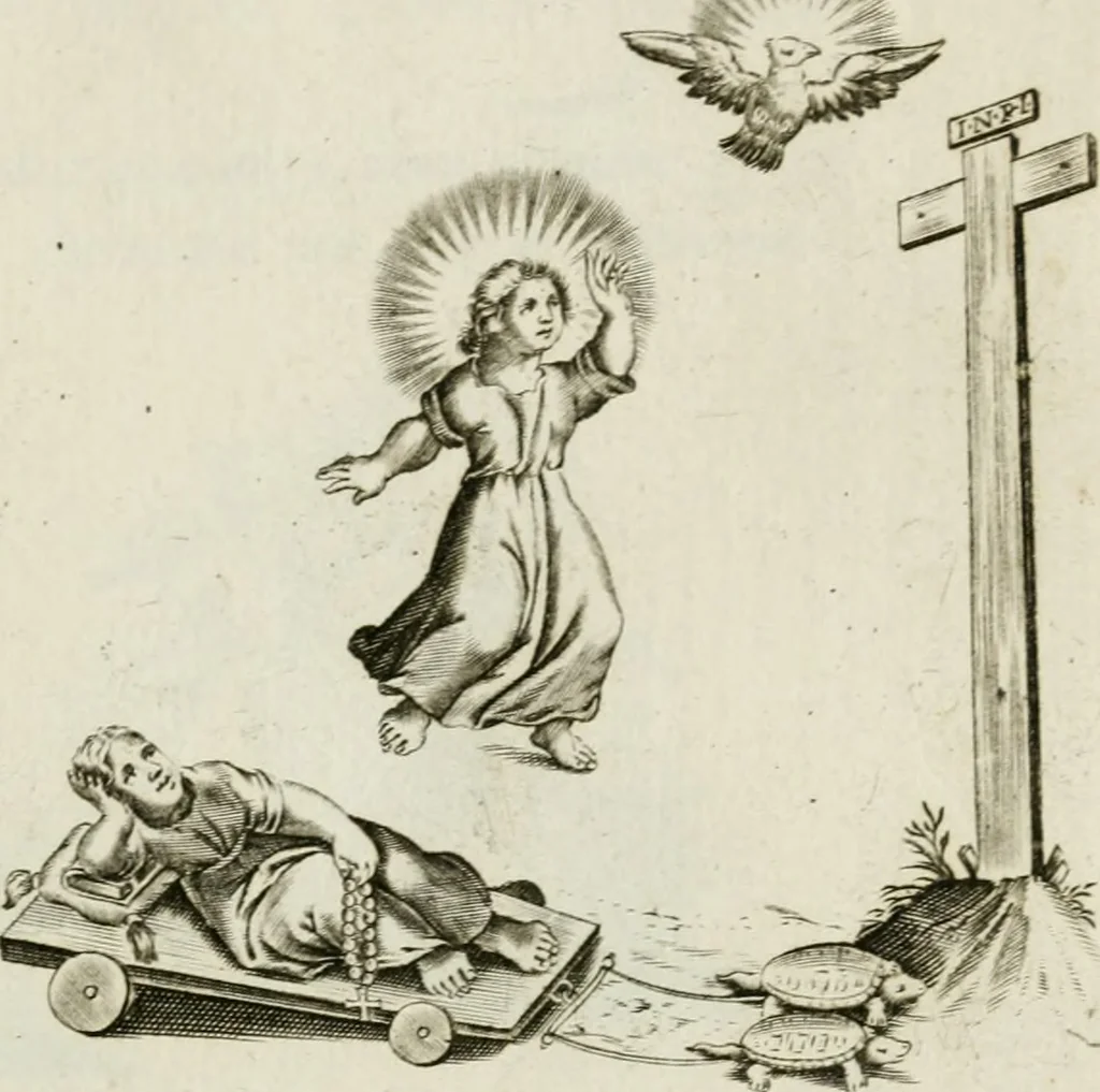 An illustration from Les Emblemes d'amovr divin et hvmain ensemble. Expliquez par des vers françois, 1600, leaf 54