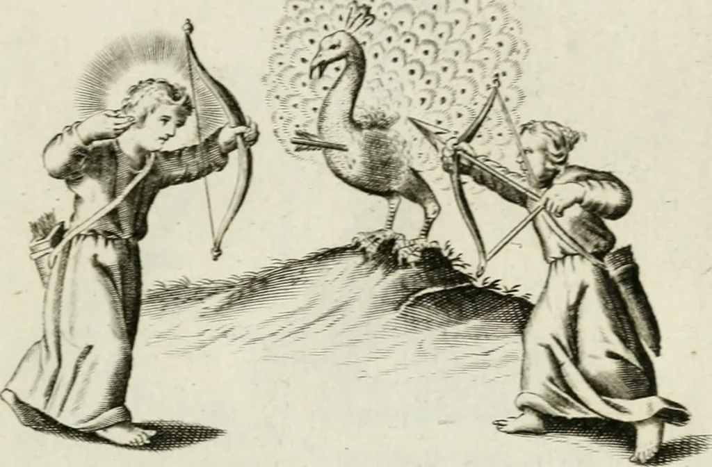An illustration from Les Emblemes d'amovr divin et hvmain ensemble. Expliquez par des vers françois, 1600, leaf 66