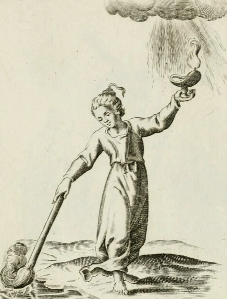 An illustration from Les Emblemes d'amovr divin et hvmain ensemble. Expliquez par des vers françois, 1600, leaf 68