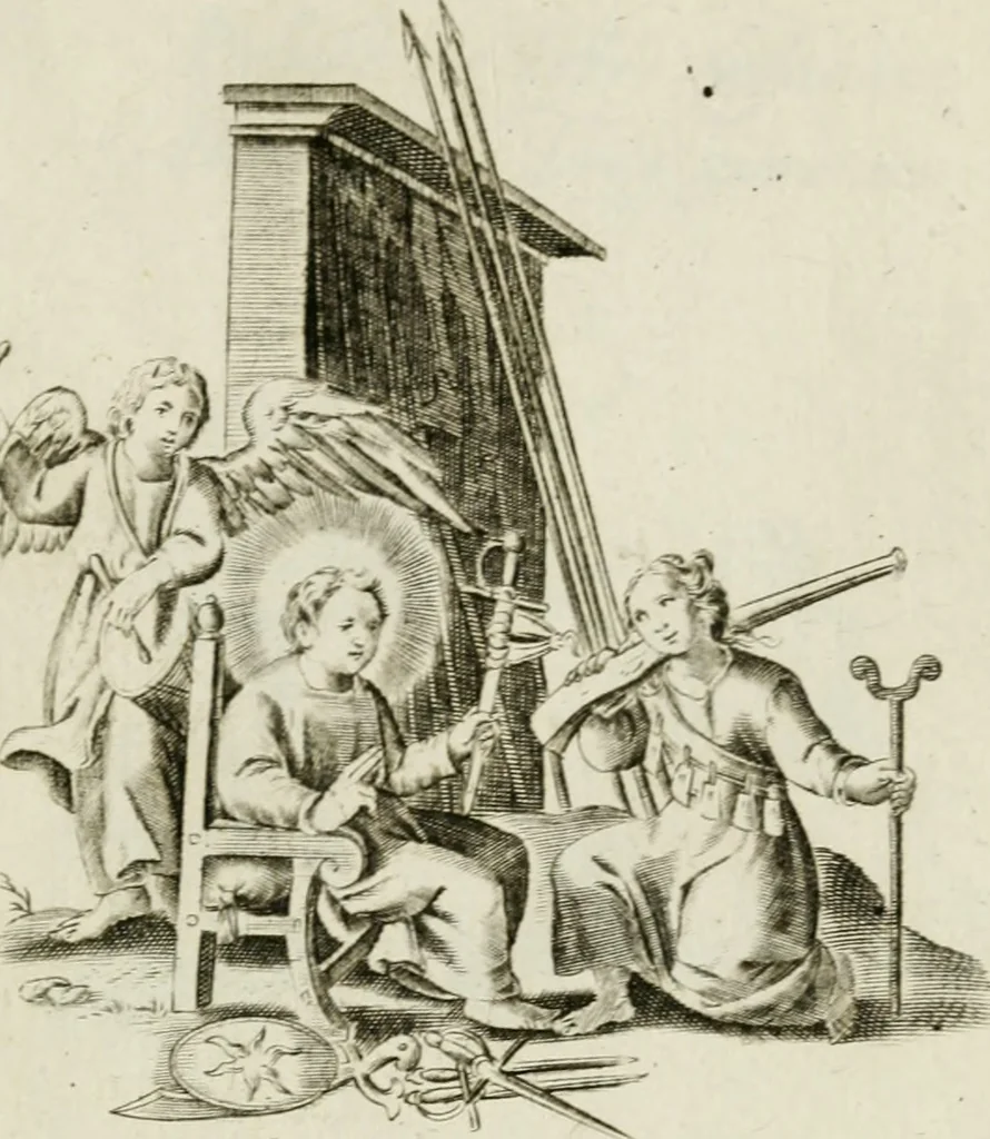 An illustration from Les Emblemes d'amovr divin et hvmain ensemble. Expliquez par des vers françois, 1600, leaf 74