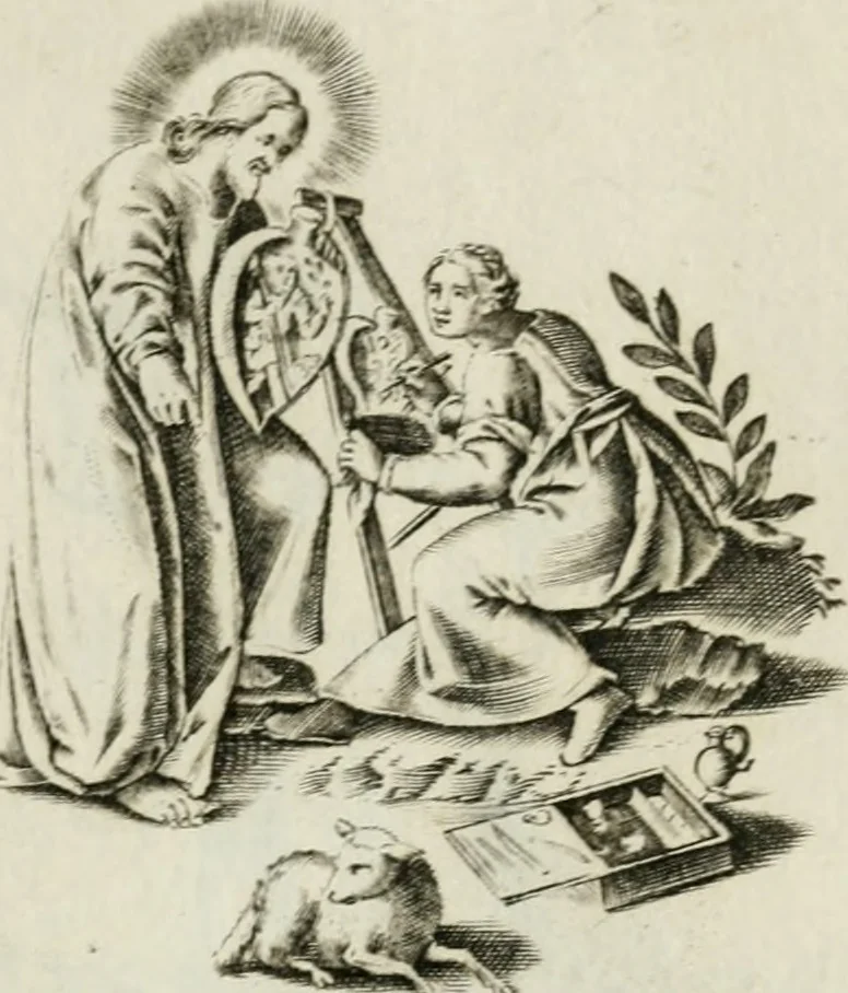 An illustration from Les Emblemes d'amovr divin et hvmain ensemble. Expliquez par des vers françois, 1600, leaf 78