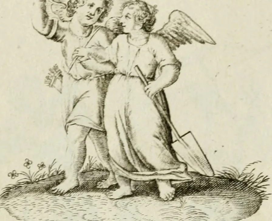 An illustration from Les Emblemes d'amovr divin et hvmain ensemble. Expliquez par des vers françois, 1600, leaf 80