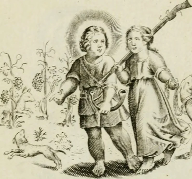 An illustration from Les Emblemes d'amovr divin et hvmain ensemble. Expliquez par des vers françois, 1600, leaf 84