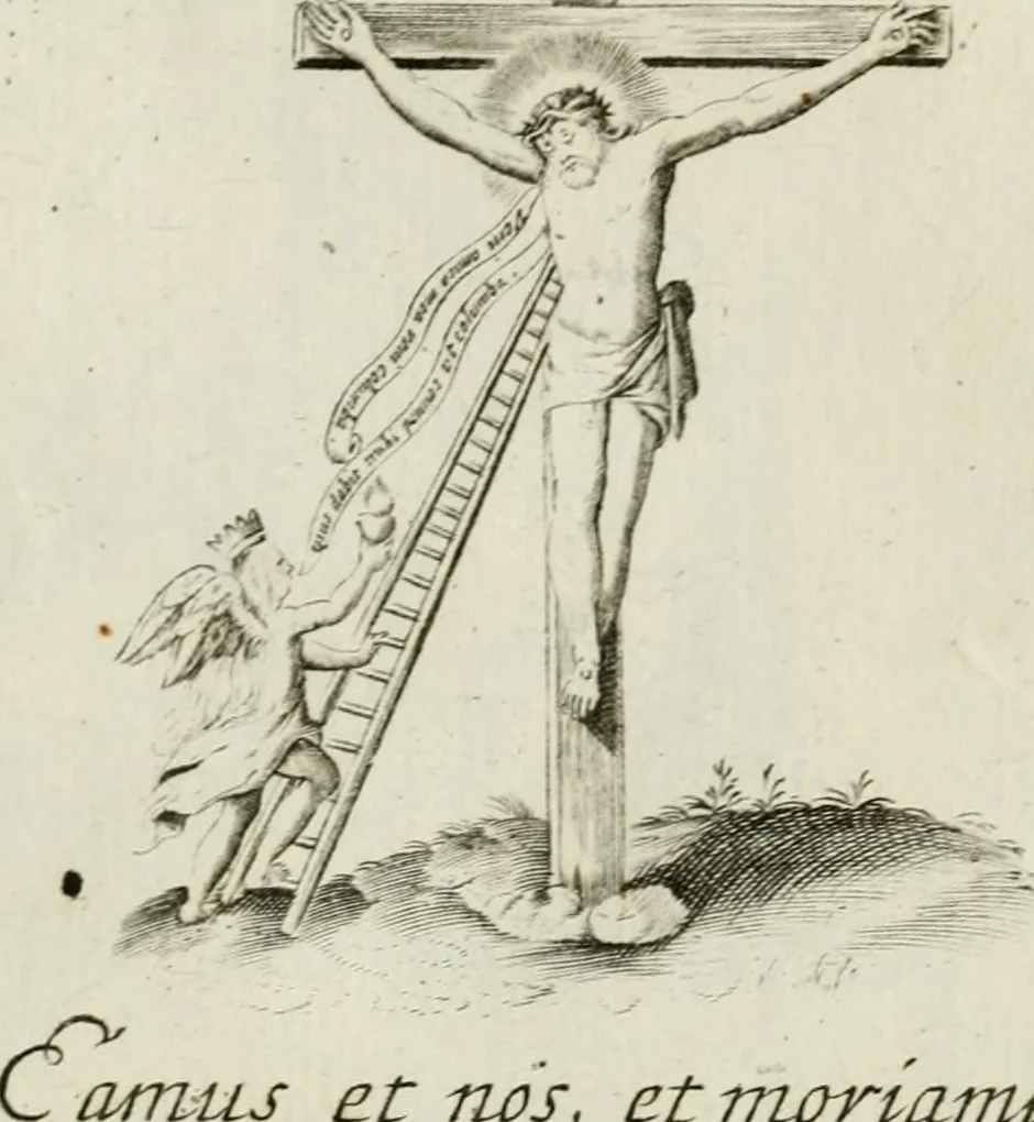 An illustration from Les Emblemes d'amovr divin et hvmain ensemble. Expliquez par des vers françois, 1600, leaf 92